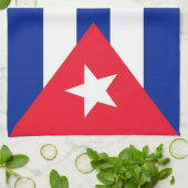 Linge De Cuisine Drapeau Cuba (Plié)