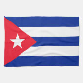 Linge De Cuisine Drapeau Cuba (Horizontal)
