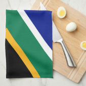 Linge De Cuisine Drapeau d'Afrique du Sud (Quart Plié)