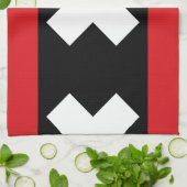 Linge De Cuisine Drapeau d'Amsterdam (Plié)