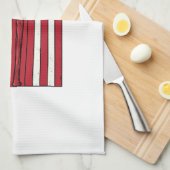 Linge De Cuisine Drapeau de baseball en détresse Conception de vect (Quart Plié)
