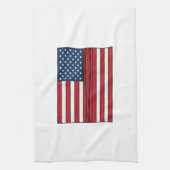 Linge De Cuisine Drapeau de baseball en détresse Conception de vect (Vertical)