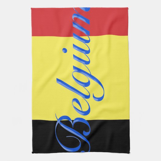 Linge De Cuisine Drapeau de Belgique (Vertical)