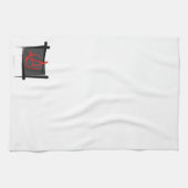 Linge De Cuisine Drapeau de brosse d'anarchie (Horizontal)