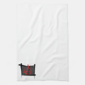 Linge De Cuisine Drapeau de brosse d'anarchie (Vertical)