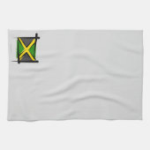 Linge De Cuisine Drapeau de brosse de la Jamaïque (Horizontal)