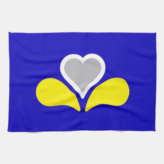 Linge De Cuisine Drapeau de Bruxelles, Belge (Horizontal)