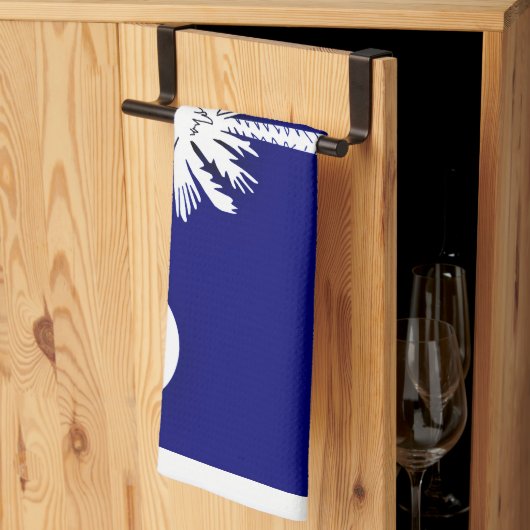 Linge De Cuisine Drapeau de Caroline du Sud (Pliage en tiers)