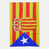 Linge De Cuisine Drapeau de Catalogne (Vertical)