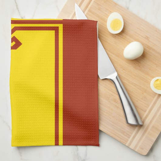 Linge De Cuisine Drapeau de Chuvashia (Quart Plié)