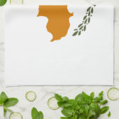 Linge De Cuisine Drapeau de Chypre (Plié)