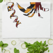 Linge De Cuisine Drapeau de crabe du Maryland (Plié)