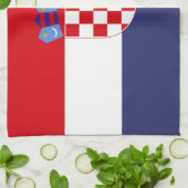 Linge De Cuisine Drapeau de Croatie (Plié)