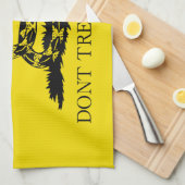 Linge De Cuisine Drapeau de crotale de Gadsden : Guerre révolutionn (Quart Plié)