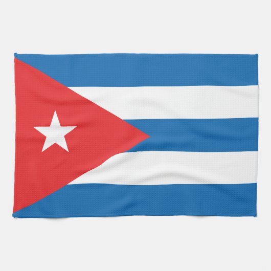 Linge De Cuisine Drapeau de Cuba (Horizontal)