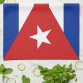Linge De Cuisine Drapeau de Cuba (Plié)
