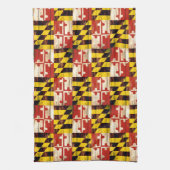Linge De Cuisine Drapeau de cuisine Wood Maryland (Vertical)