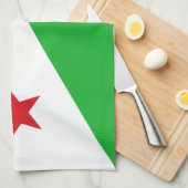 Linge De Cuisine Drapeau de Djibouti (Quart Plié)