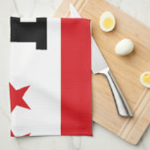 Linge De Cuisine Drapeau de Drenthe (Quart Plié)