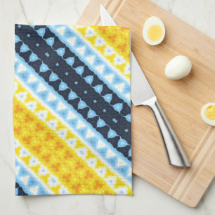 Linge De Cuisine Drapeau de fierté Boho Groovy Géométrique Abstrait