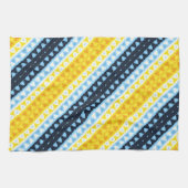Linge De Cuisine Drapeau de fierté Boho Groovy Géométrique Abstrait (Horizontal)