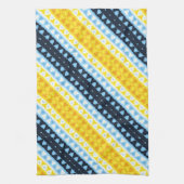 Linge De Cuisine Drapeau de fierté Boho Groovy Géométrique Abstrait (Vertical)