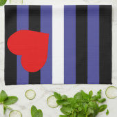 Linge De Cuisine Drapeau de fierté cuir (Plié)