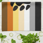 Linge De Cuisine Drapeau de fierté de l'ours avec patte (Plié)