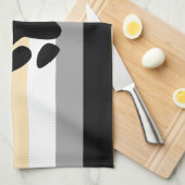 Linge De Cuisine Drapeau de fierté de l'ours avec patte (Quart Plié)