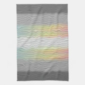 Linge De Cuisine Drapeau de fierté Demifluid Abstrait Groovy Boho T (Vertical)