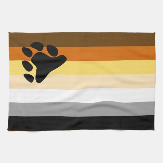 Linge De Cuisine Drapeau de fierté des Ours (Horizontal)