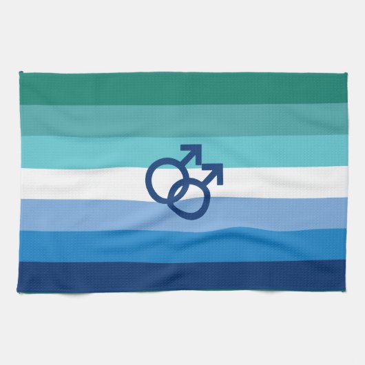 Linge De Cuisine Drapeau de fierté gay MLM (Horizontal)