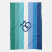 Linge De Cuisine Drapeau de fierté gay MLM (Vertical)