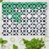 Linge De Cuisine Drapeau de fierté neutrois abstrait (Plié)