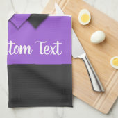 Linge De Cuisine Drapeau de fierté non-binaire avec les coeurs (Quart Plié)