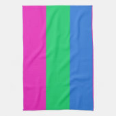 Linge De Cuisine Drapeau de fierté polysexuelle (Vertical)