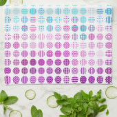 Linge De Cuisine Drapeau de fierté Toric abstrait boho éclectique G (Plié)