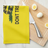 Linge De Cuisine Drapeau de Gadsden (Quart Plié)