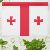 Linge De Cuisine Drapeau de Géorgie (Plié)
