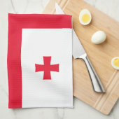 Linge De Cuisine Drapeau de Géorgie (Quart Plié)