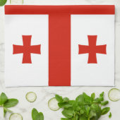 Linge De Cuisine Drapeau de Géorgie (Plié)