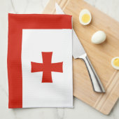 Linge De Cuisine Drapeau de Géorgie (Quart Plié)
