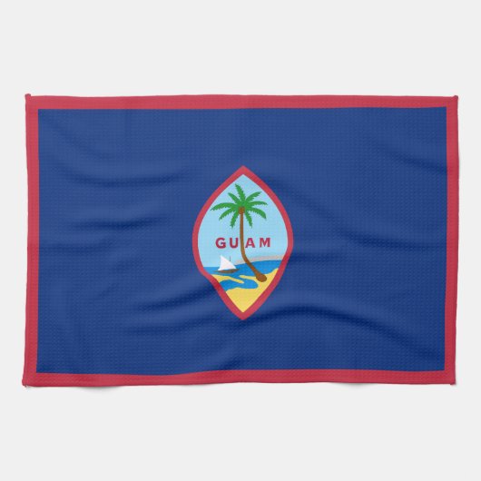 Linge De Cuisine Drapeau de Guam (Horizontal)