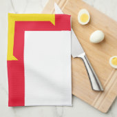 Linge De Cuisine Drapeau de Guernesey (Quart Plié)