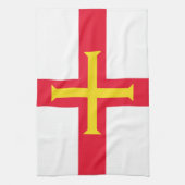 Linge De Cuisine Drapeau de Guernesey (Vertical)