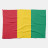Linge De Cuisine Drapeau de Guinée (Horizontal)