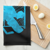 Linge De Cuisine Drapeau de hockey sur glace gardien de but turquoi (Quart Plié)