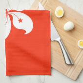 Linge De Cuisine Drapeau de Hong Kong (Quart Plié)