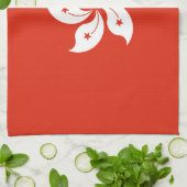 Linge De Cuisine Drapeau de Hong Kong (Plié)