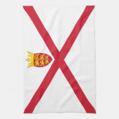 Linge De Cuisine Drapeau de Jersey (Vertical)
